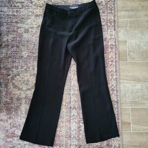 Louis Vuitton Uniform Women High Rise Trouser Pant Polyester Black sz 38